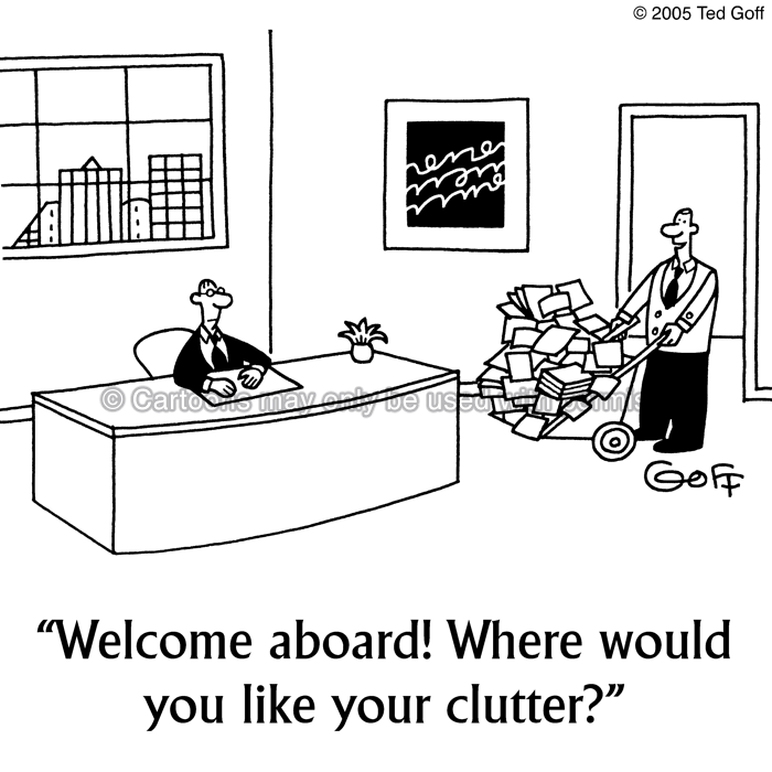 Cartoon about office