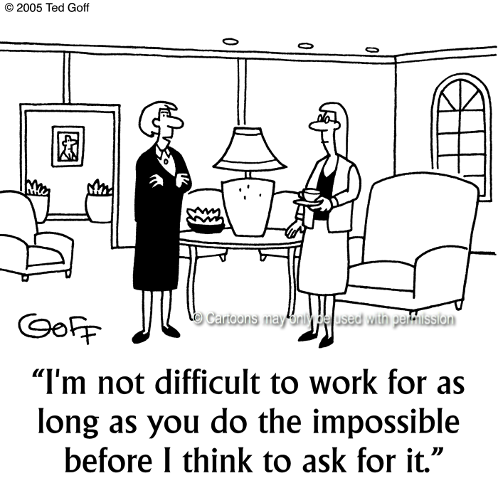 Cartoon about management