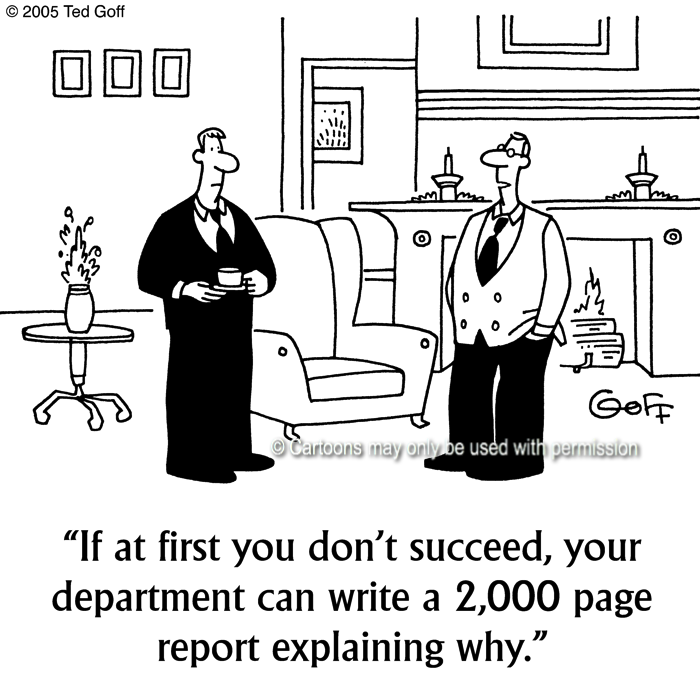 Cartoon about management