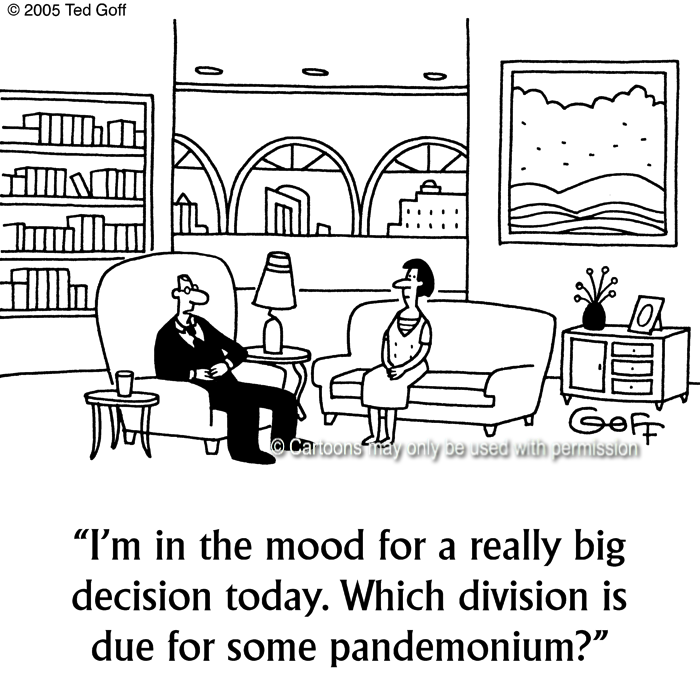 Cartoon about management