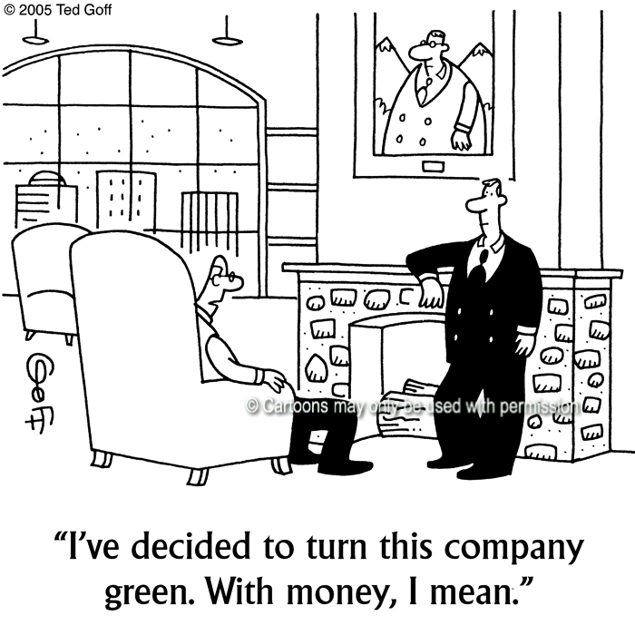 Cartoon about management