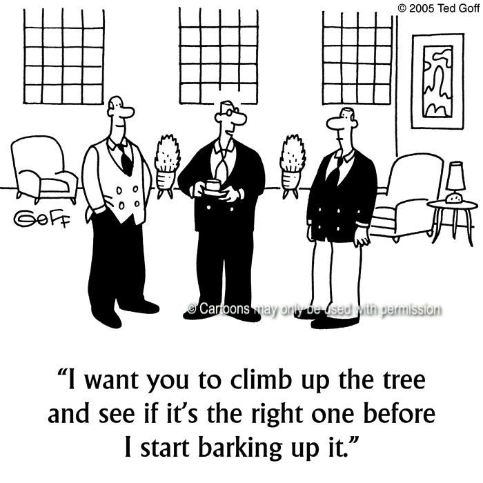 Cartoon about management