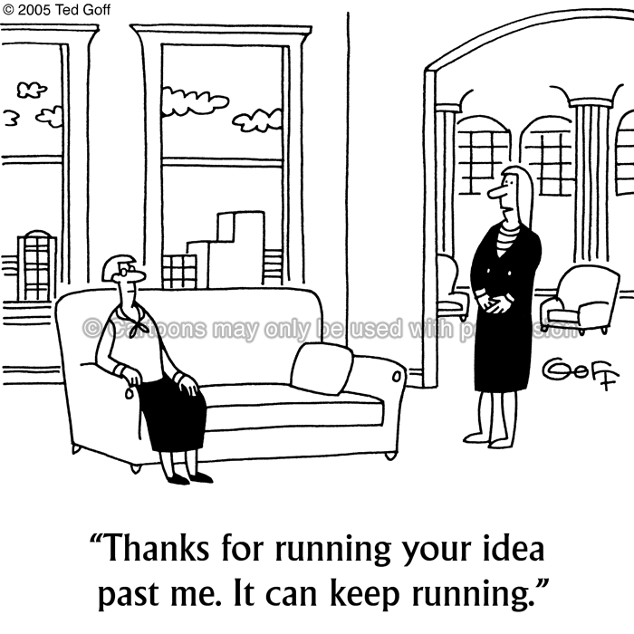 Cartoon about management