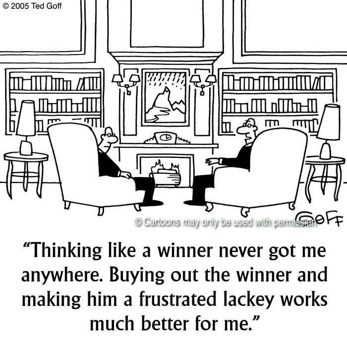 Cartoon about management