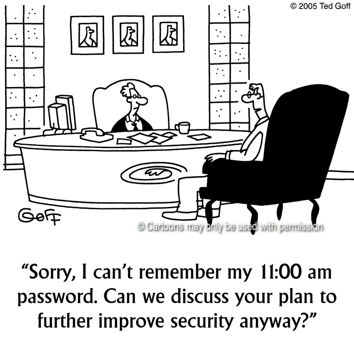 Cartoon about computer