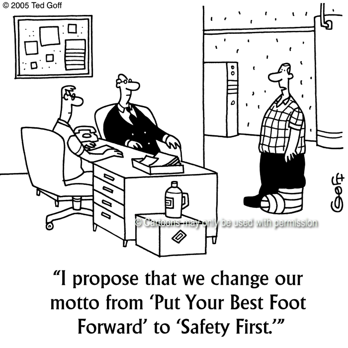 Cartoon about safety