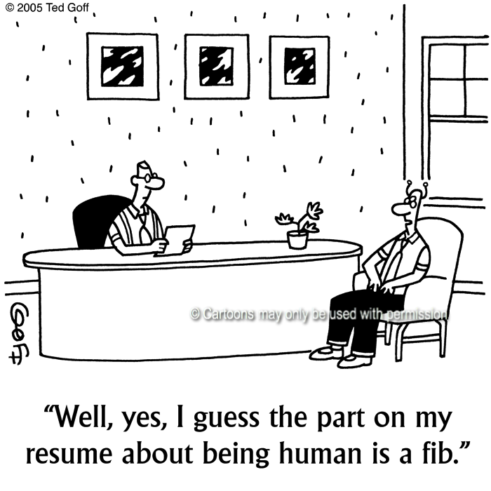 Cartoon about management