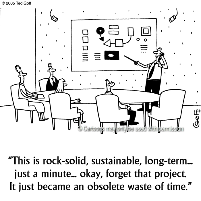 Cartoon about management