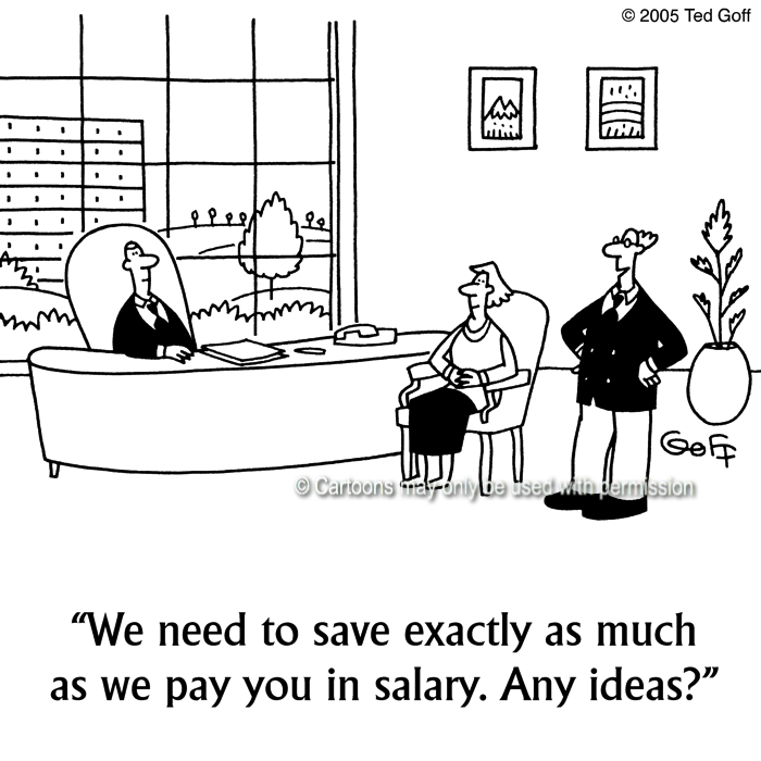 Cartoon about management