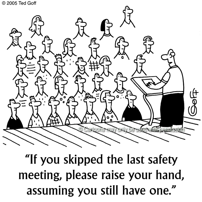 Cartoon about safety