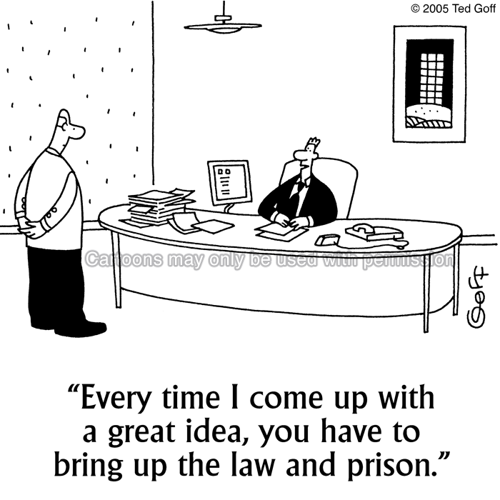 Cartoon about management