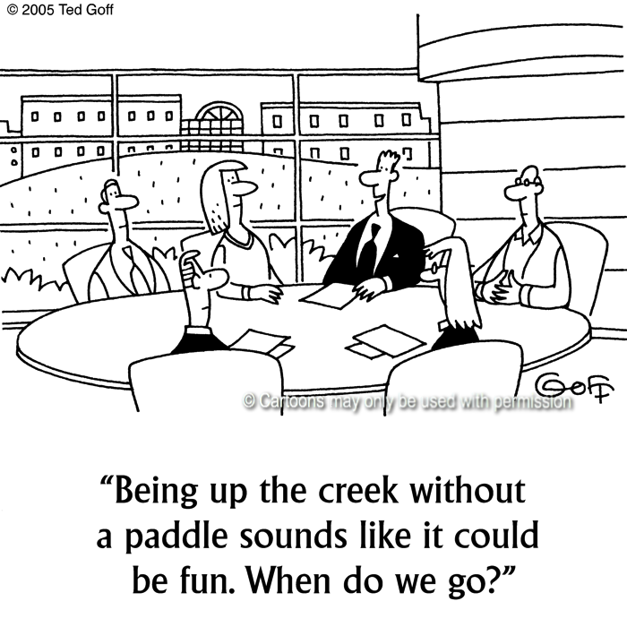 Cartoon about management