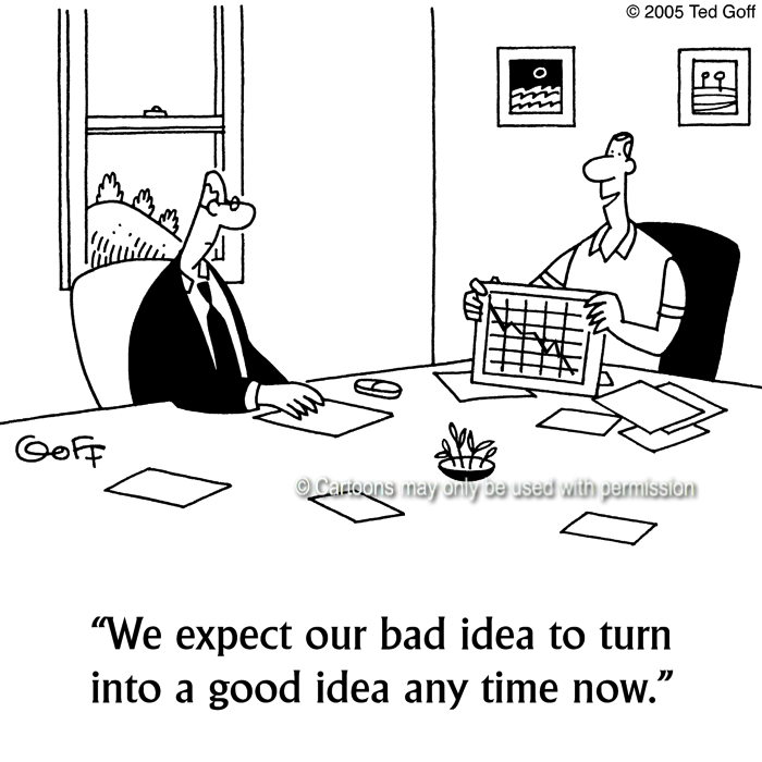 Cartoon about management