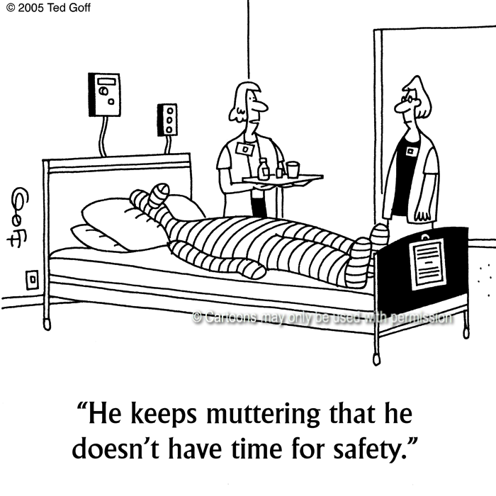 Cartoon about safety