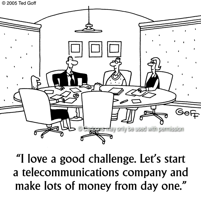 Cartoon about management