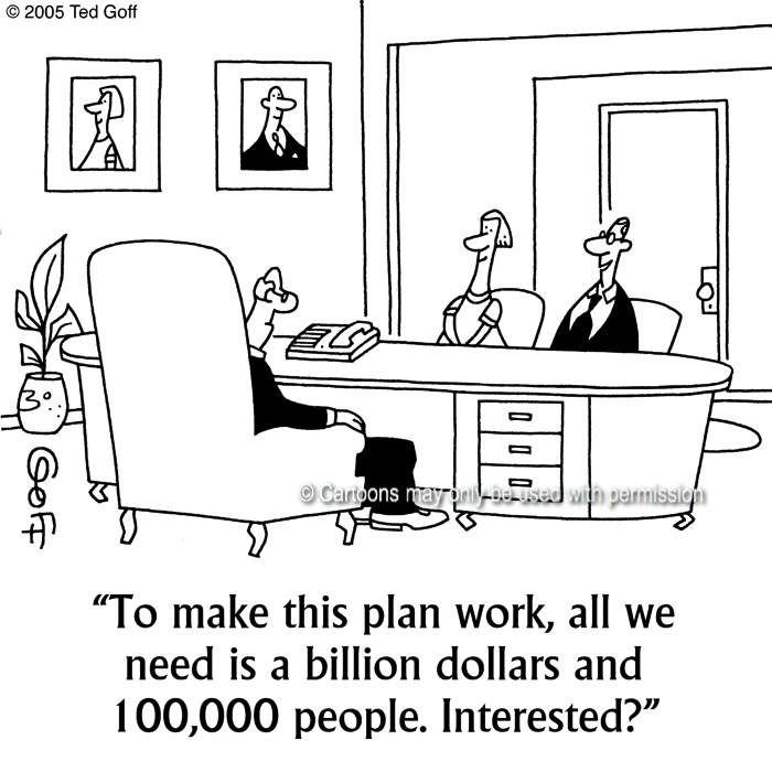 Cartoon about management