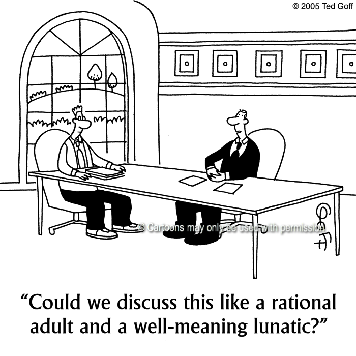 Cartoon about office