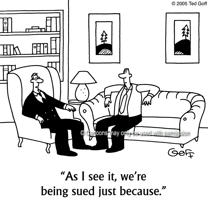Cartoon about management