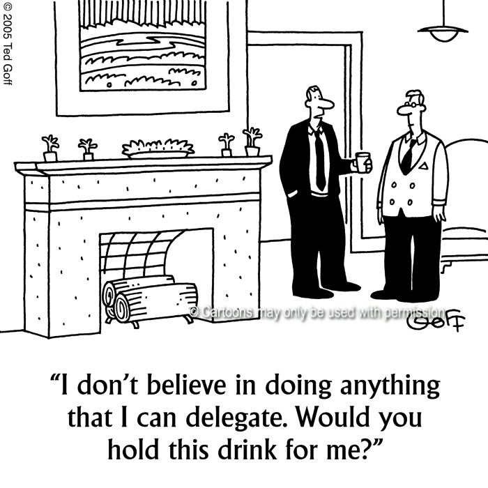 Cartoon about management