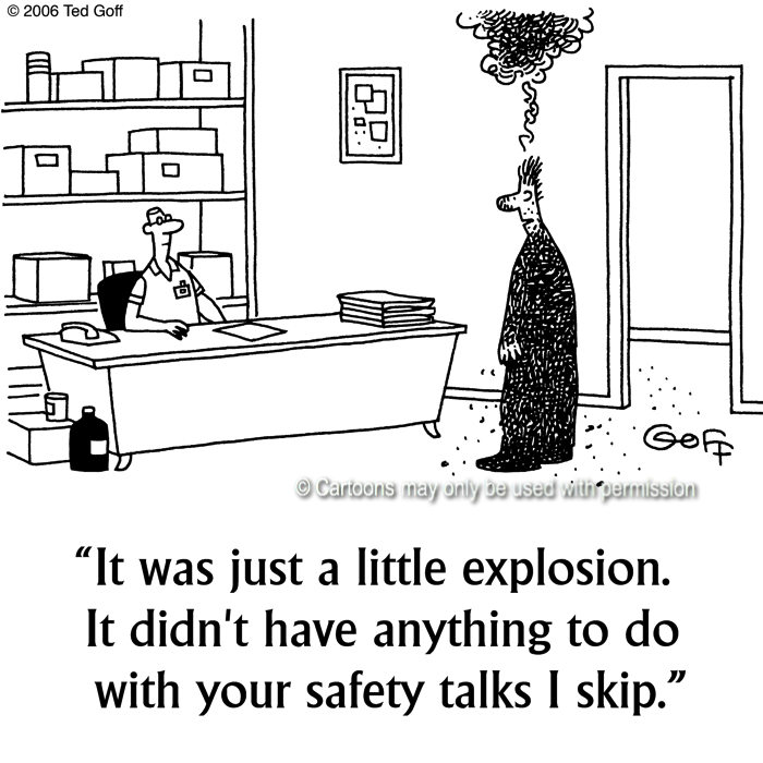 Cartoon about safety
