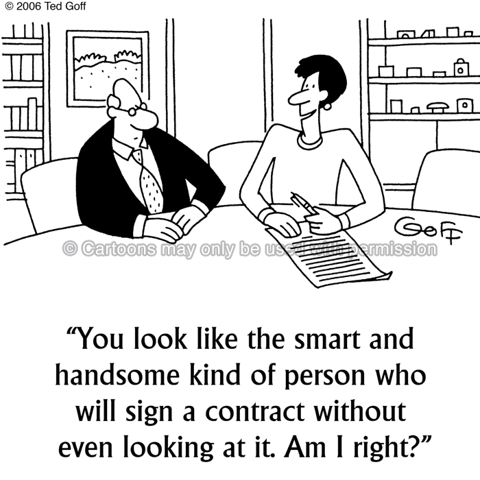 Cartoon about general