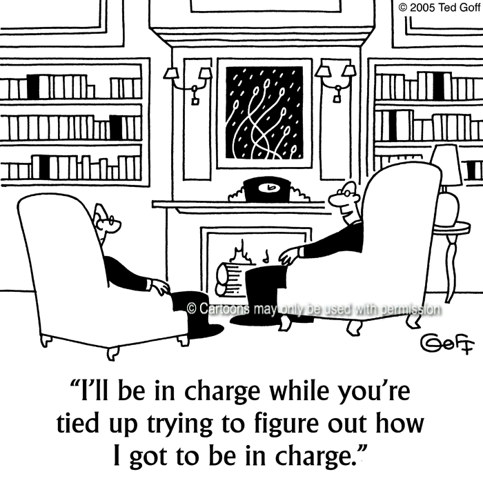 Cartoon about management