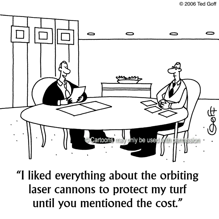 Cartoon about management
