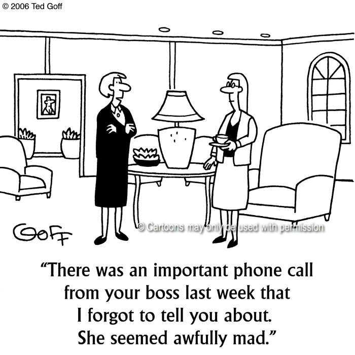 Cartoon about management