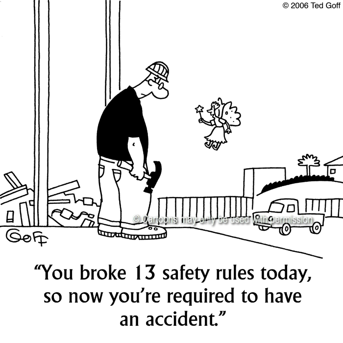 Cartoon about safety