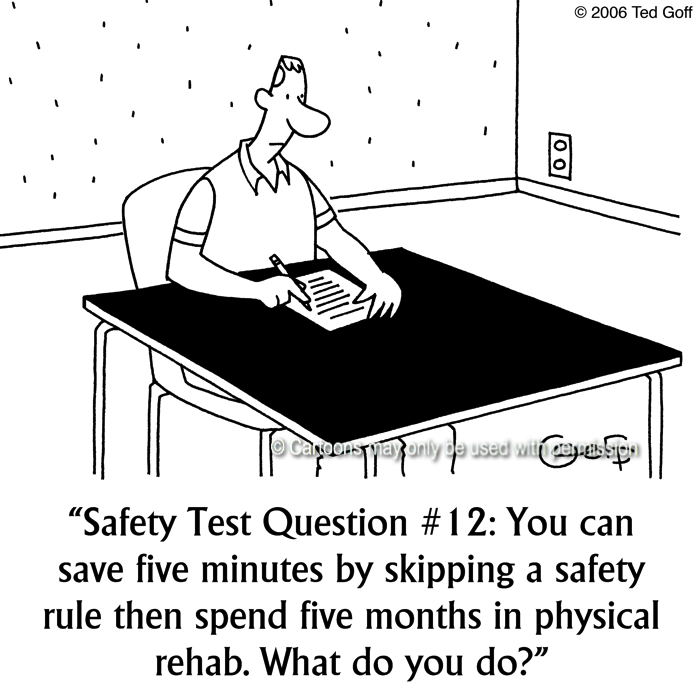 Cartoon about safety