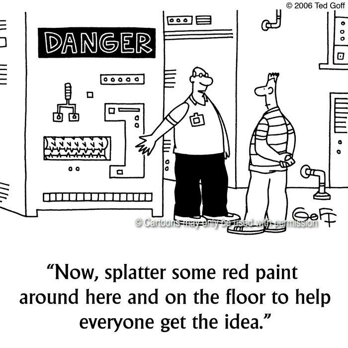 Cartoon about safety