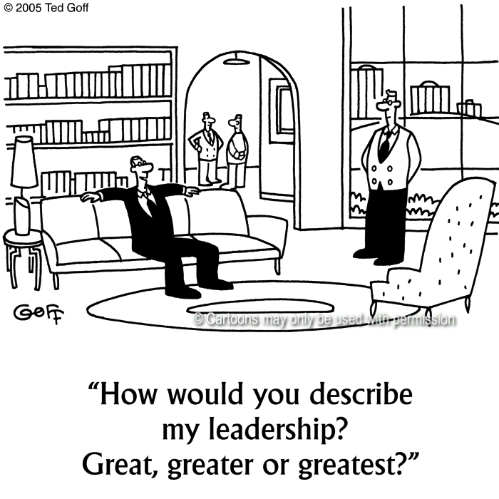 Cartoon about management