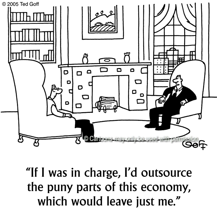 Cartoon about management