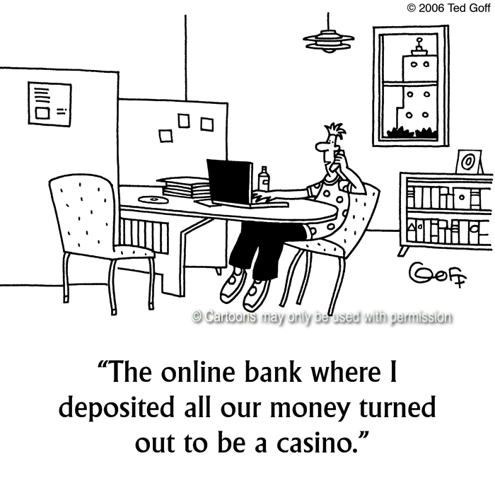 Cartoon about computer