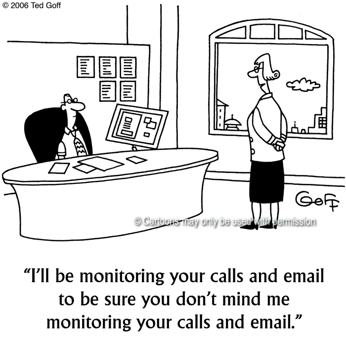 Cartoon about management