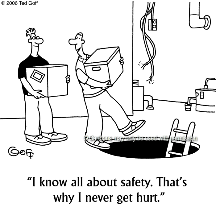 Cartoon about safety