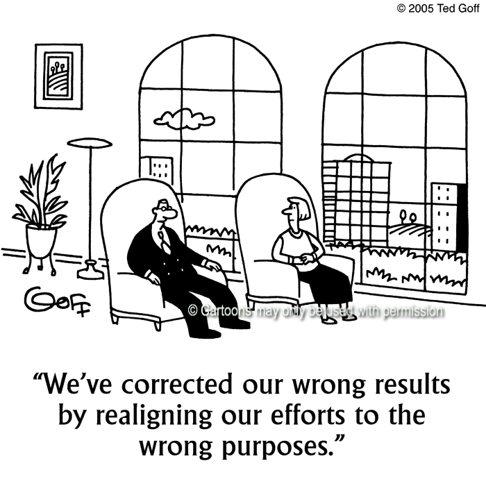Cartoon about management