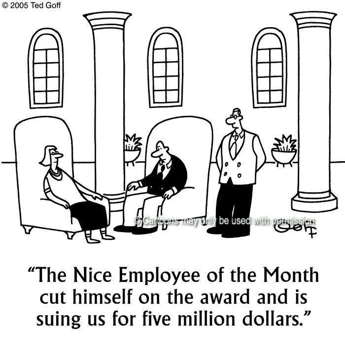 Cartoon about management