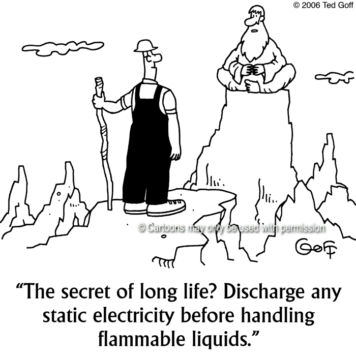 Cartoon about safety