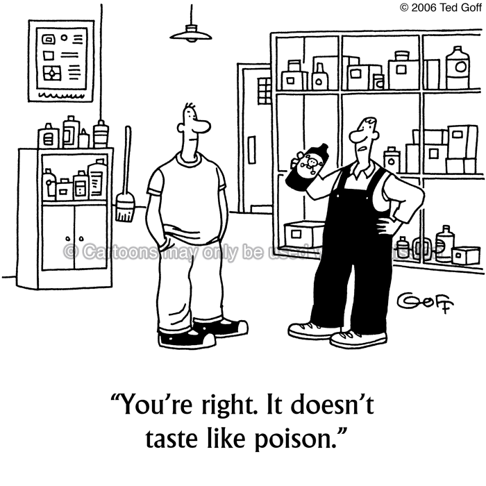 Cartoon about safety