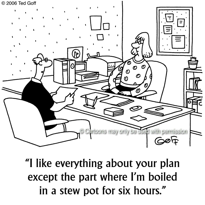 Cartoon about management