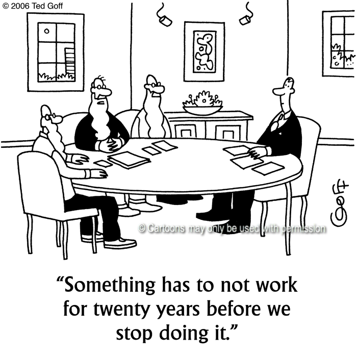Cartoon about management