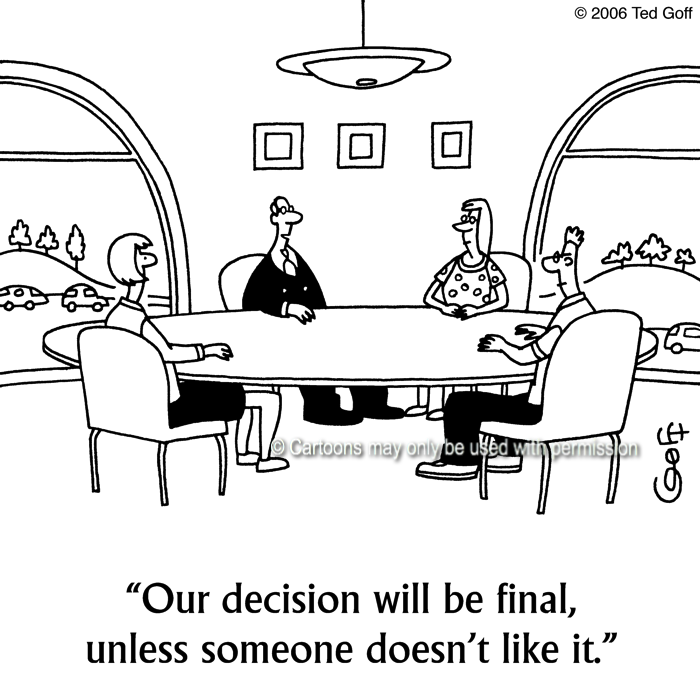 Cartoon about management
