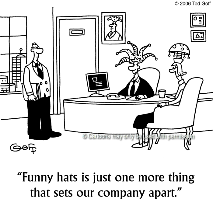 Cartoon about management