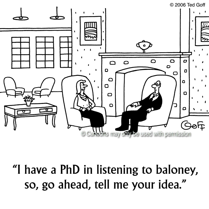 Cartoon about management