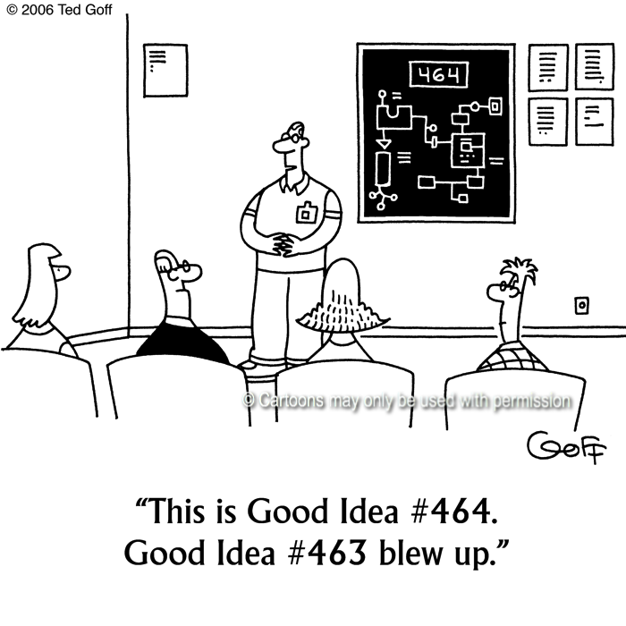 Cartoon about management
