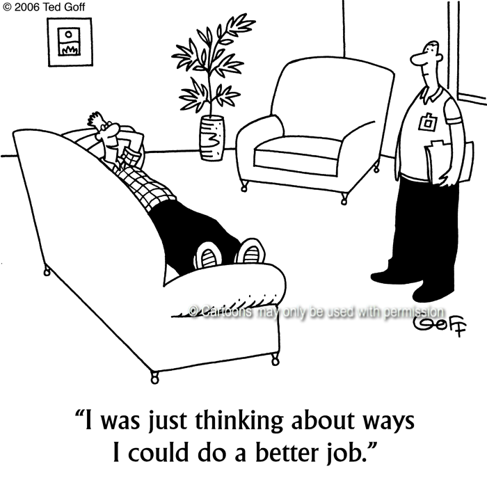 Cartoon about office