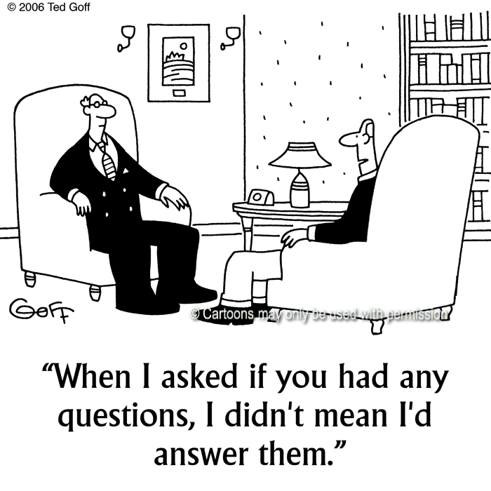 Cartoon about management