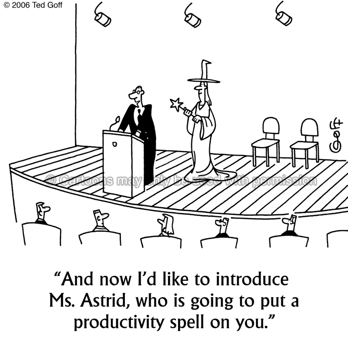 Cartoon about management