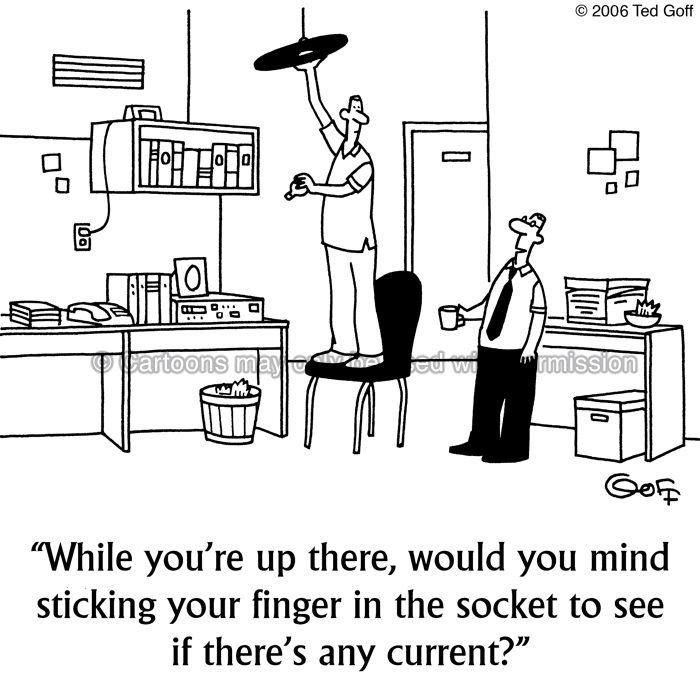 Cartoon about safety
